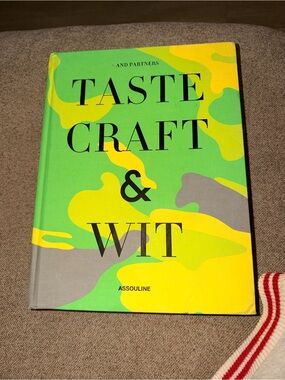 Assouline Taste Craft & Wit Decorative Book - Green & Yellow